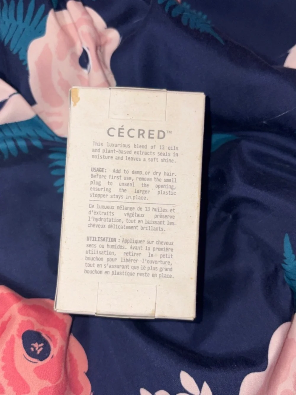 Cecred hair nourishing oil